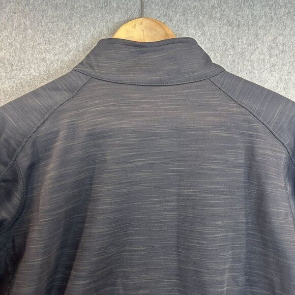 Women's Majestic Size XL MLB Miami Marlins Fleece Lined 1/4 Zip Sweater Pullover - Picture 6 of 11